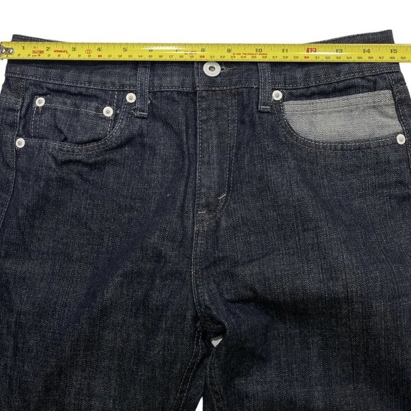 LEVI STRAUSS 562 Loose Taper Boy's 2-Toned Jeans 16 Reg Black Pockets Side‎ Zip - Picture 11 of 16